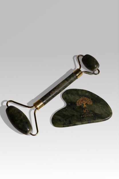 Gua Sha & Jade Roller Set